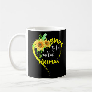 Mug Blessed To Be Called Meemaw Sunflower Meemaw Mothe