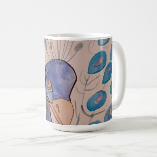 Mug Bleu (Devant droit)