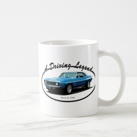 Mug Bleu 1969 de Camaro (Droite)