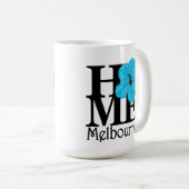 Mug Bleu À LA MAISON de Melbourne (Devant droit)