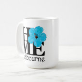Mug Bleu À LA MAISON de Melbourne (Devant gauche)