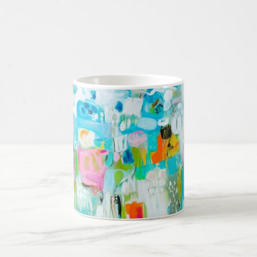 Mug Bleu Abstrait (Centre)