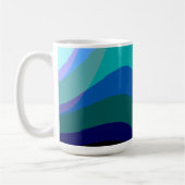 Mug Bleu Abstrait 303 - Art Super (Gauche)