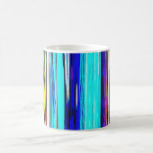 Mug Bleu Abstrait bandes 606 (Centre)