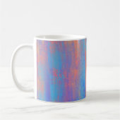 Mug Bleu Abstrait et orange (Gauche)