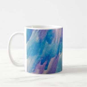 Mug Bleu abstrait fond abstrait, aqua, art, art