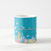 Mug Bleu alimenté par café et boue de rêve Ocean (Centre)