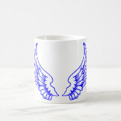 Mug Bleu Ange Ailes Mug. (Centre)