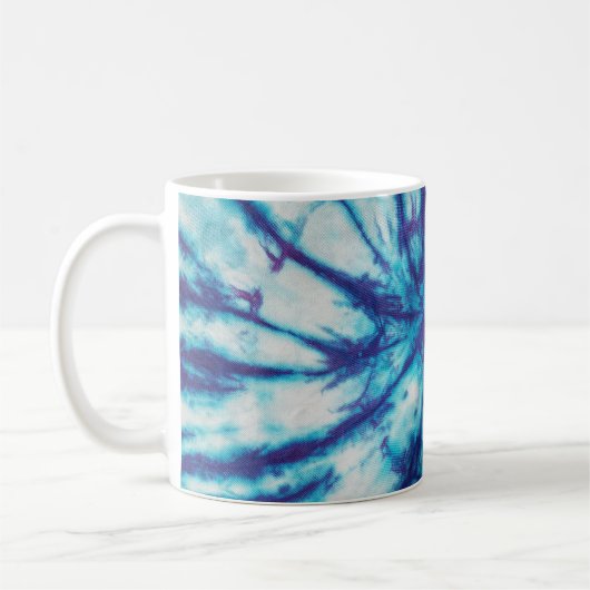 Mug Bleu Aqua Cravate-Dye (Gauche)