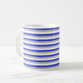 Mug Bleu, argent et blanc (Devant gauche)