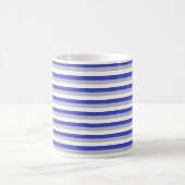 Mug Bleu, argent et blanc (Centre)