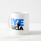 Mug Bleu audacieux de Felicia de vague secondaire de (Devant gauche)