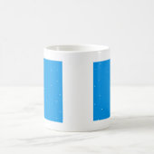 Mug Bleu avec points blancs accessoires à la personnal (Centre)