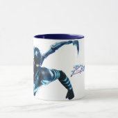 Mug Bleu Beetle Leaping Caractère Art (Centre)