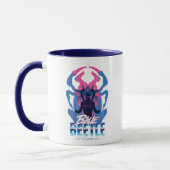 Mug Bleu Beetle Rétrowave contre graphique (Gauche)
