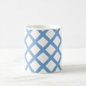 Mug Bleu Blanc Arlequin Diamond Motif (Centre)