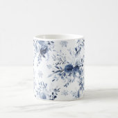 Mug Bleu Blanc Floral (Centre)
