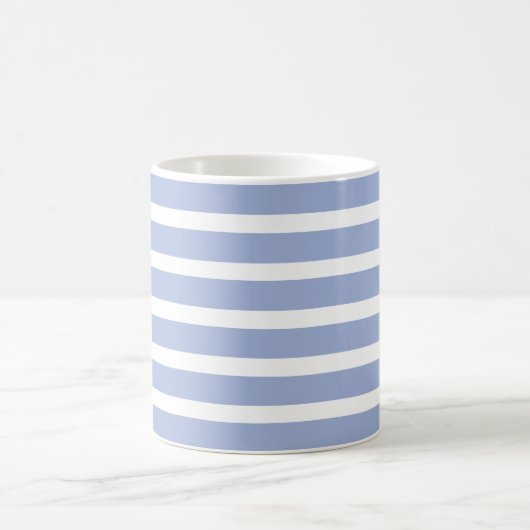 Mug Bleu blanc Motif de la bande côtière (Centre)