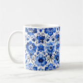 Mug Bleu Blanc Portugais Azulejo Musique Florale en Cé (Gauche)