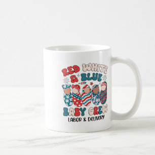 Mug Bleu blanc rouge Byby Usa Patriotique 4 juillet