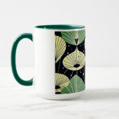 Mug Bleu blanc vert à gouttes atomiques (Gauche)