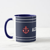 Mug Bleu Bleu Bleu Marine Marine (Gauche)