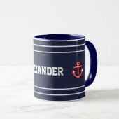 Mug Bleu Bleu Bleu Marine Marine (Devant droit)