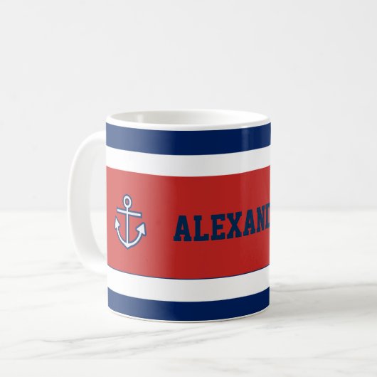 Mug Bleu Bleu Bleu Marine Marine (Devant gauche)