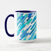 Mug Bleu bleu cool Turquoise Marine (Gauche)