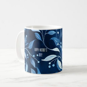 Mug Bleu Botanique Twin Maman Fête des Mères