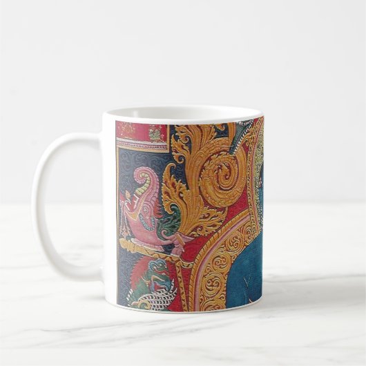 Mug Bleu bouddha belle mule (Gauche)