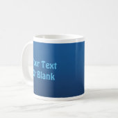 Mug Bleu brillant Chanukkah Menorah (Devant gauche)