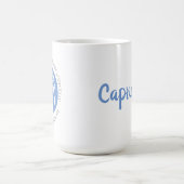 Mug Bleu Capricorne Zodiac Star Signal Personnalité Tr (Centre)