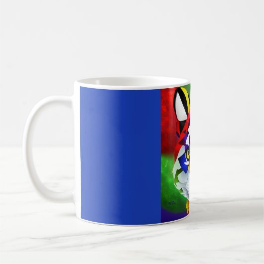 Mug bleu chat d'Alexandre (Gauche)