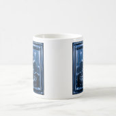 Mug Bleu Chrome Mona Art (Centre)