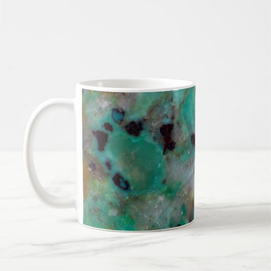 Mug Bleu Chrysocolla Jasper (Gauche)