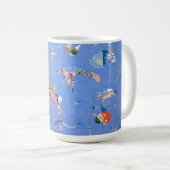 Mug Bleu ciel | Kandinsky | (Devant droit)