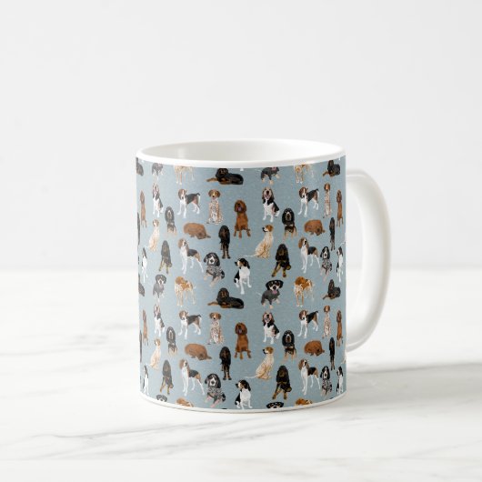 Mug Bleu clair de conhale (Devant droit)