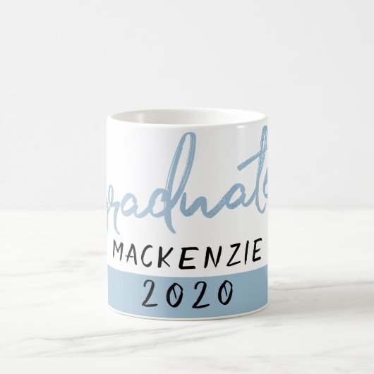 Mug Bleu clair | Robin Egg Brush Script (Centre)
