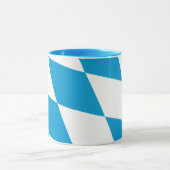 Mug bleu Combo avec drapeau de Bavière (Centre)