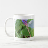 Mug Bleu cône fleur bromélique (Gauche)