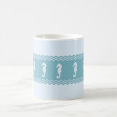 Mug Bleu Côtier Hippocampes (Centre)