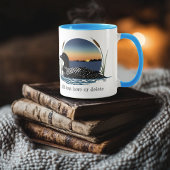 Mug Bleu couché de soleil