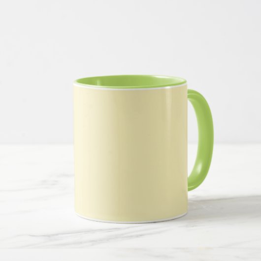 Mug Bleu (couleur solide) (Devant droit)