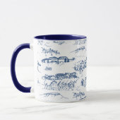 Mug Bleu de Chattanooga Toile (Gauche)