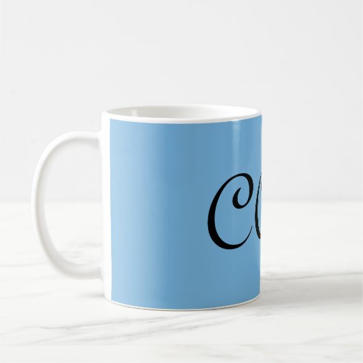 Mug Bleu de Cornflower (Gauche)