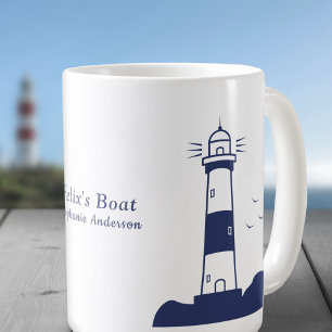 Mug Bleu de la marine phare
