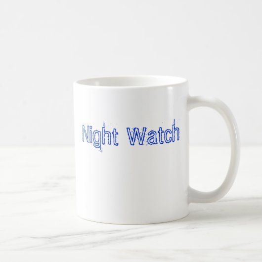 Mug Bleu de montre de nuit (Droite)