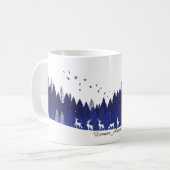 Mug Bleu de Noël (Devant gauche)