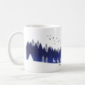 Mug Bleu de Noël (Gauche)